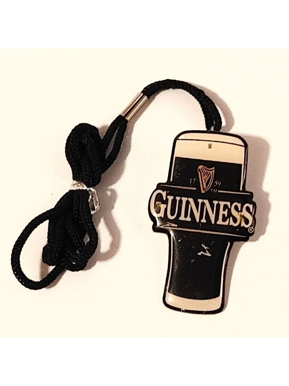 RARE GUINNESS Light Up Lanyard Neck Hanging St. Patrick's Decor Wearable Stout